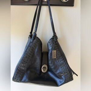 Vintage Coach Madison Grommet Large Carlyle Shoulder Bag